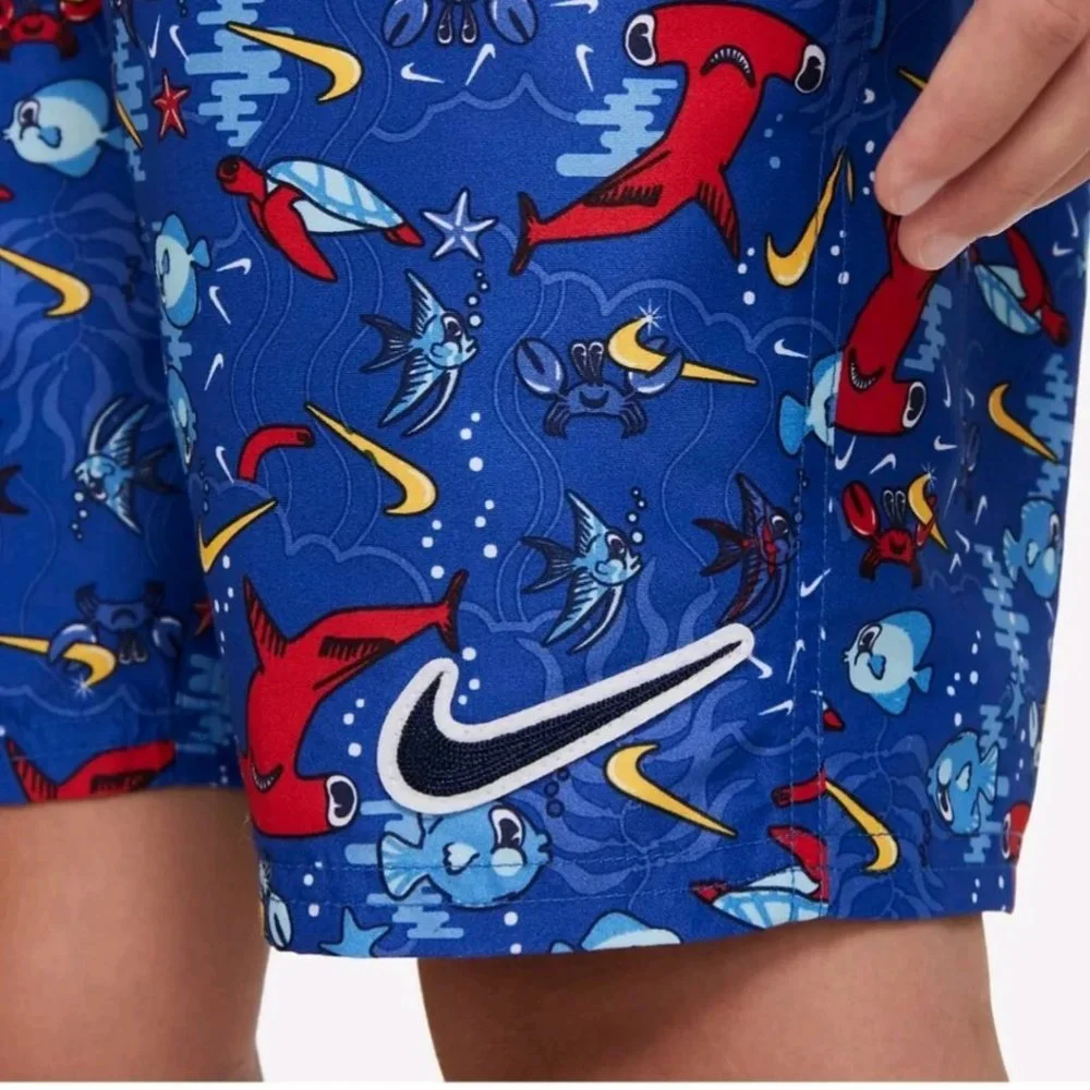 Nike Swim Boys Size Small Sea Friends 8